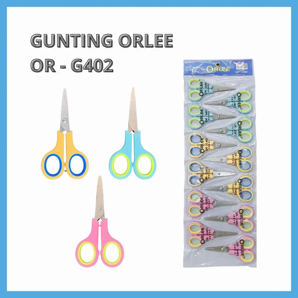 Gunting Kecil ORLEE Gunting Stainless Steel High Quality Kuat Tajam OR-G402