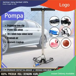 Pompa Pcp murah Asli Stainles RV pump 6000 Psi Pompa Pcv 6000 Psi kaki lipat