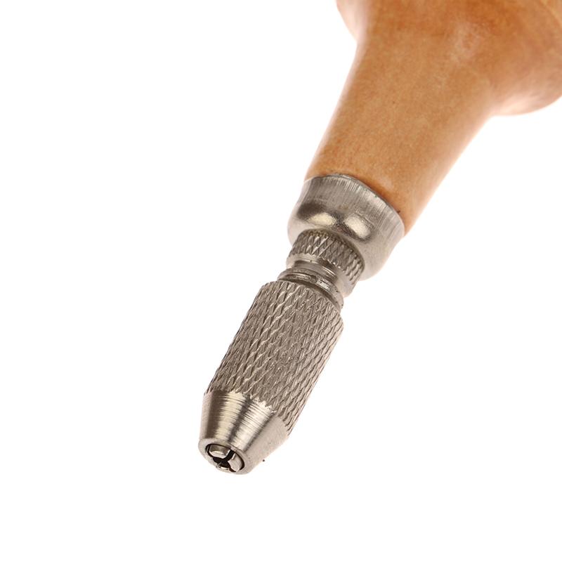 Product Introduction of DIY Jewelry Tools Jewelers Pin Vise Vice Wooden Handle With 2 Chuck Twisting Wire Wrapping Drill Tool Kit 23