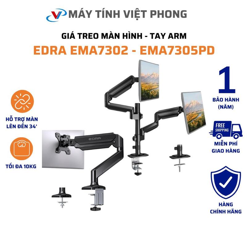 GIÁ TREO MÀN HÌNH GIÁ RẺ - TAY ARM EDRA EMA7302 EMA7304 EMA7035 EMA7306 EMA7307 13-34 INCH - TẢI TRỌNG 10KG