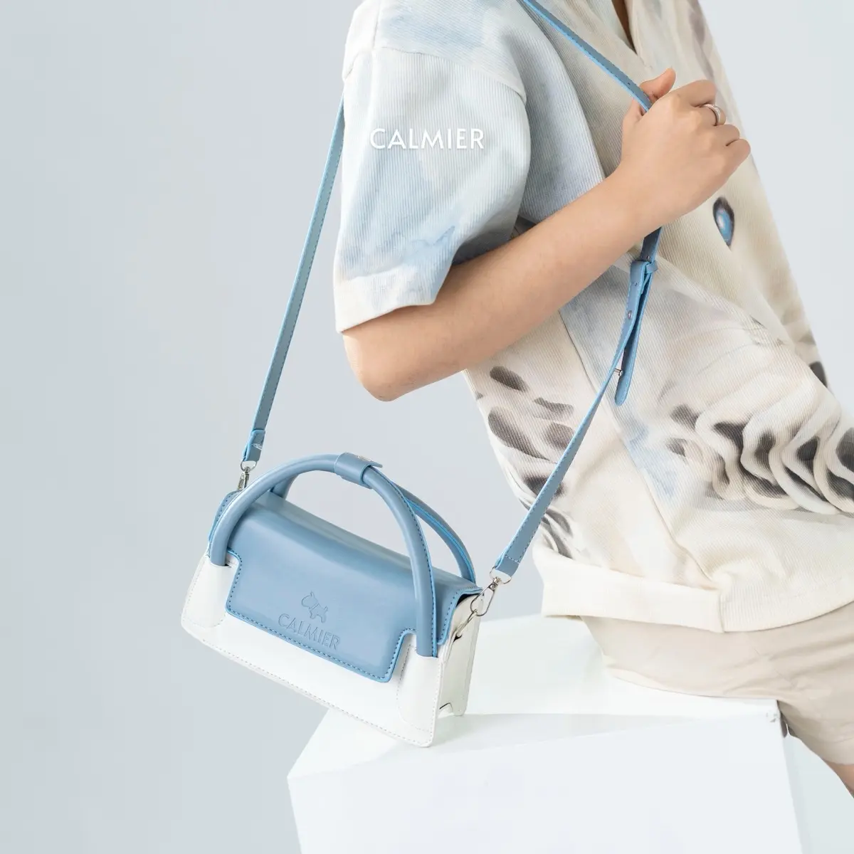 ADORA BAG - xanh dương kem (blue cream)
