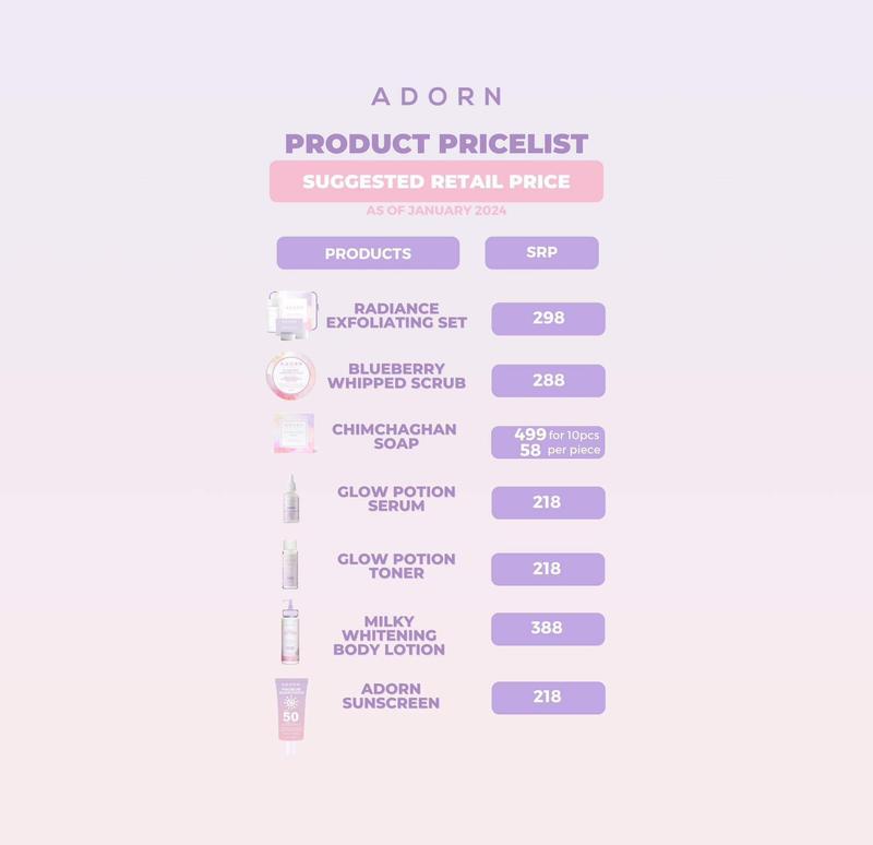Product Introduction of Adorn Premium Sunscreen by Camille Trinidad Spf 50 1