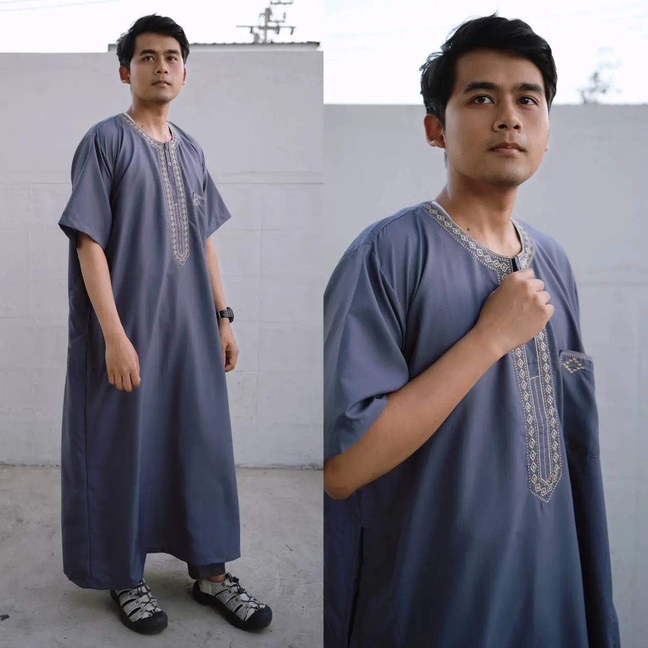TD-30  ชุดโต๊ปเเขนสั้นงานปัก (Size56-62) เนื้อผ้าคอตตอนผสมโพลีเอสเตอร์