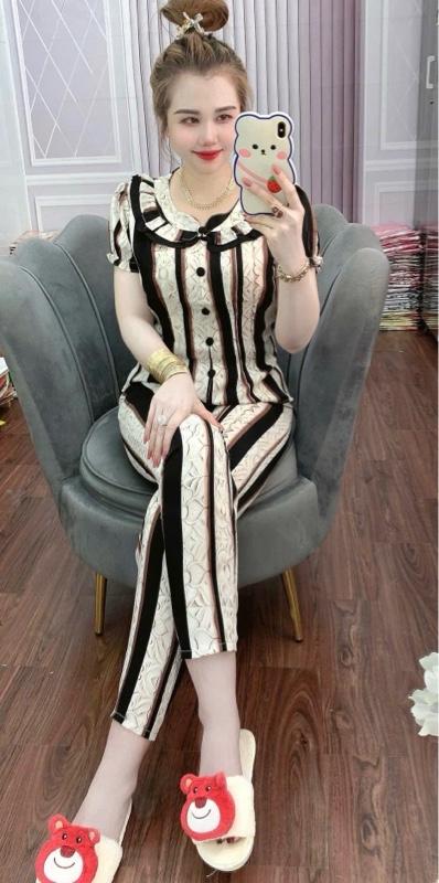 Product Introduction of [Quần Dài Tay Ngắn] Lụa Mango Cổ Bèo size 50-75 ký 4