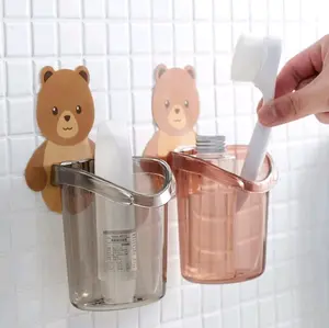 tempat sikat gigi beruang tempel,tempat sikat gigi asthetic, tempat odol gantung