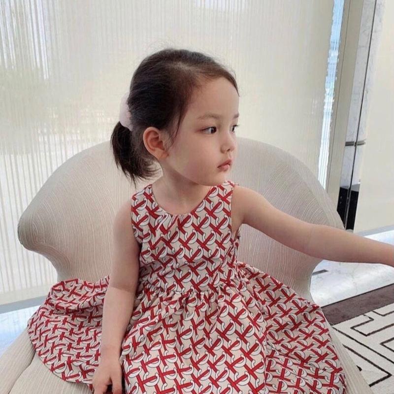 Váy Bé Gái, Bộ Sưu Tập Mới Mùa Hè 2023, Thiết Kế Hoa, Hở Lưng, Thích Hợp Cho Bé Gái, Kiểu Vest, Phong Cách Công Chúa, Váy Trẻ Em, Thời Trang 7