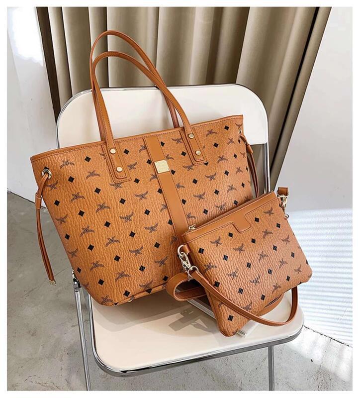 Product Introduction of 2024 New Tote Handheld Bun Mother Female Large Capacity Shoulder Versatile Trendy Two Piece Commuter Bag 16