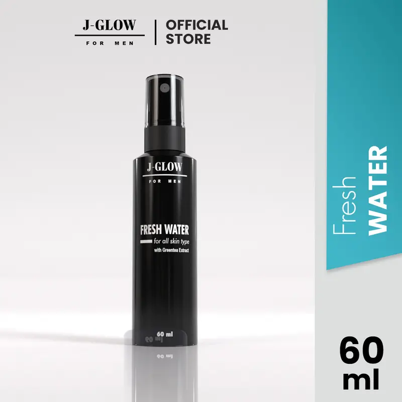 JGLOW FOR MEN - Fresh Water Membersihkan dan Mengangkat Kotoran Di Wajah  - 60 ml 0