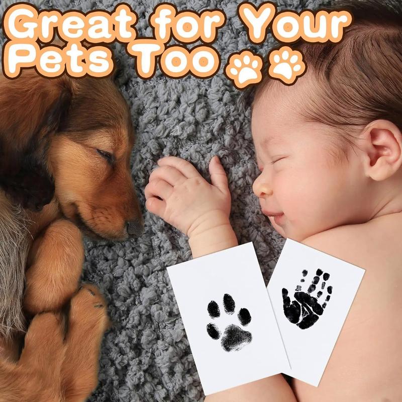 Product Introduction of Paw Print Clean Touch Ink Pad, Dog Or Cat Pet Owner Keepsake, DIY Inkless Nose and Pawprint Impression Making Kit 2