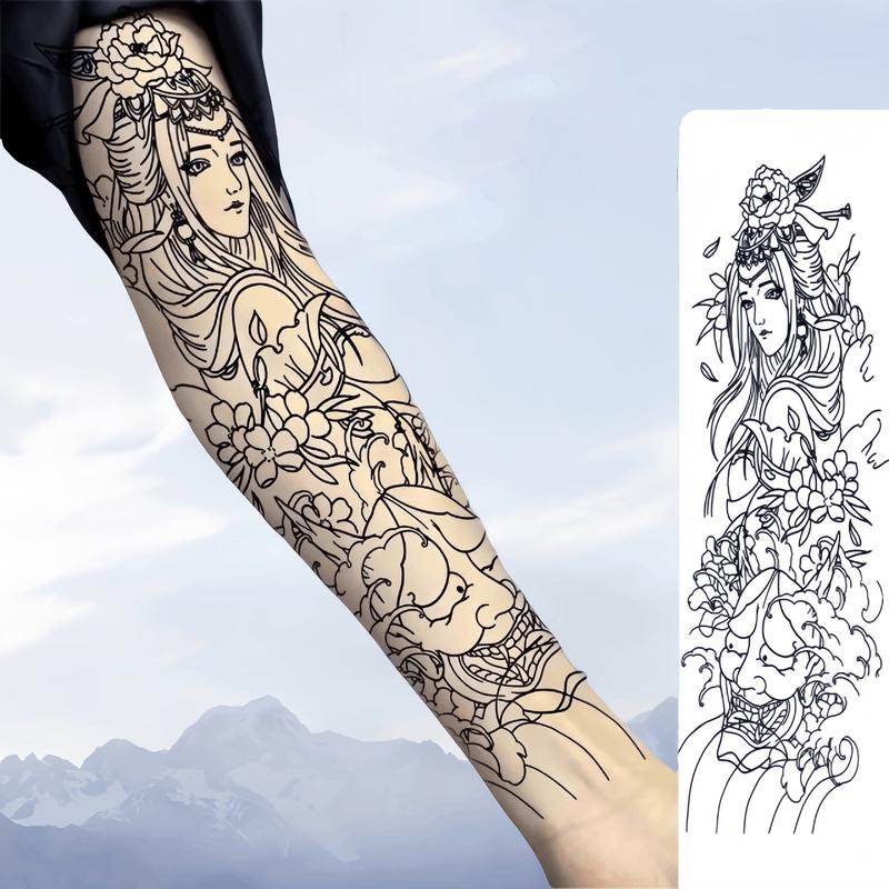 Semi-Permanent Waterproof Tattoo Stickers for Men & Women - Cute & Domineering Body Art 3