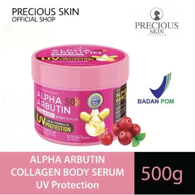 PRECIOUS SKIN ALPHA ARBUTIN SPF50 UV PROTECTION COLLAGEN BODY SERUM