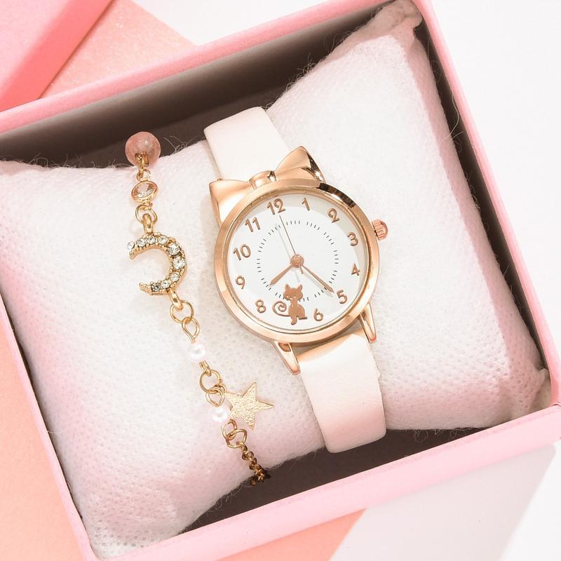 Product Introduction of Cute Cat Xingyue Bracelet Watch Women's Suit 10