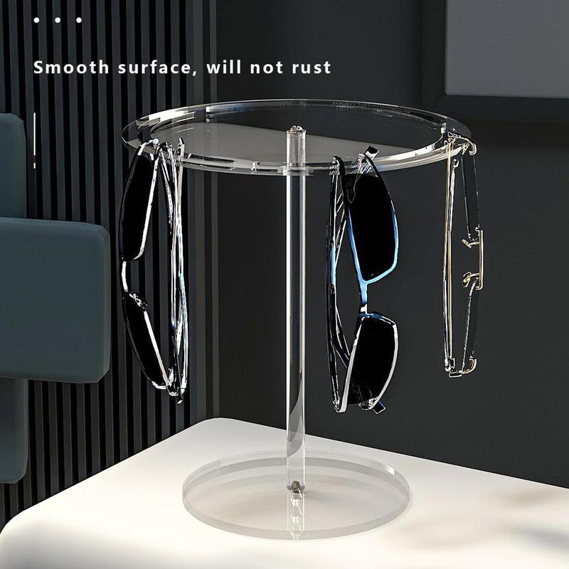 Acrylic Eyeglasses Holder, 1 Count Clear Eyeglasses Display Rack, Eyeglasses Storage Rack, Home Organizer for Eyeglasses, Sunglasses, Eyewear 3