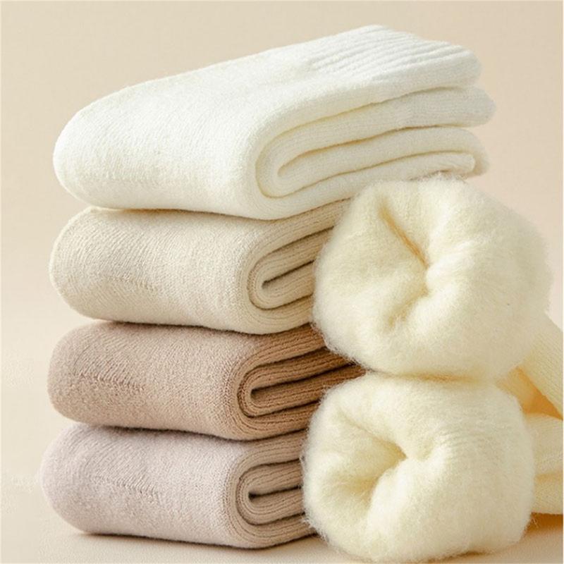 Tất Bà Mang Thai, Dày, Cho Nữ Mùa Đông, Tất Bó Sát, Tất Ngủ, Chất Liệu Lông Cừu, Tất Dài, Tất 8