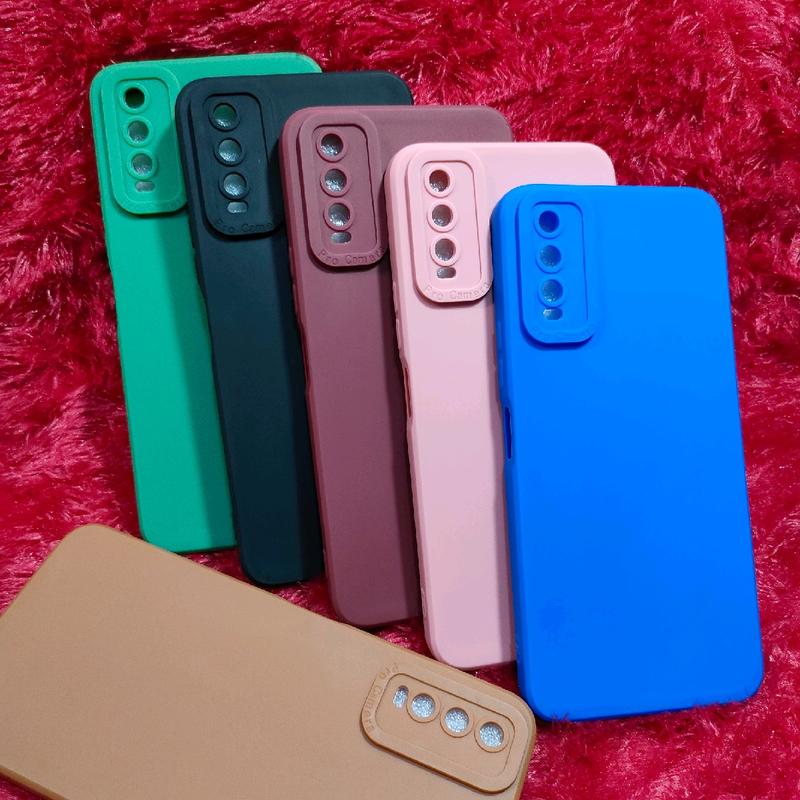 Soft Case Vi Y20 Y20S Y12S Y20I Y20SG V2026 V2027 Silikon Casing Macaroon Pelindung Pro Camera 1
