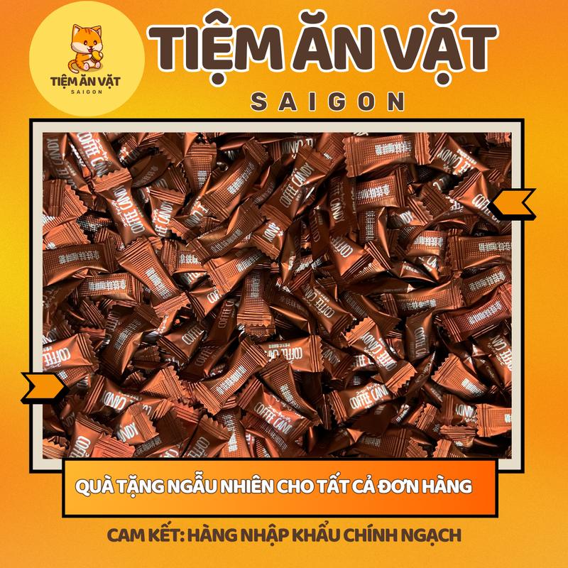 2kg Kẹo Ngậm tết 2025 kẹo Caffe Mix 8 vị Không Đường Ăn Vặt Candy Viên Kẹo Snack kẹo  ngậm 6