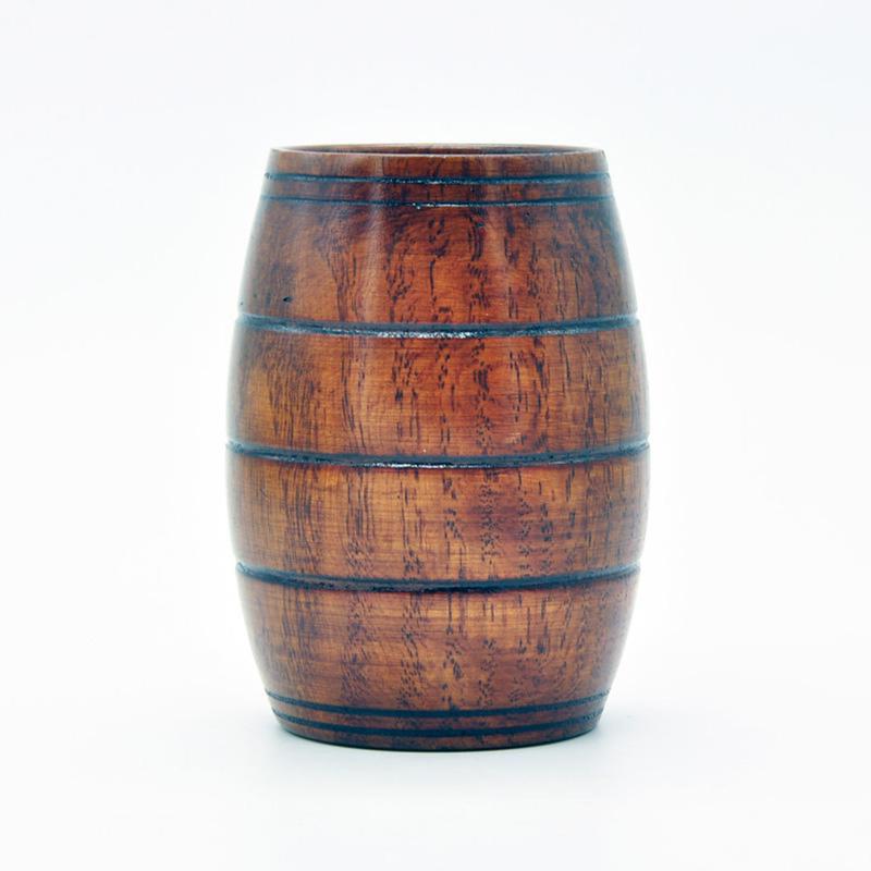 Tea Cup Wood Shaped Cup Unique Cup Wood Material Wooden Drinking ...