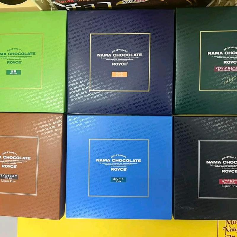 Nama Chocolate Royce Nhật Bản -socola tươi siêu ngon cho Valentine Không đường Lượng đường thấp Ít chất béo