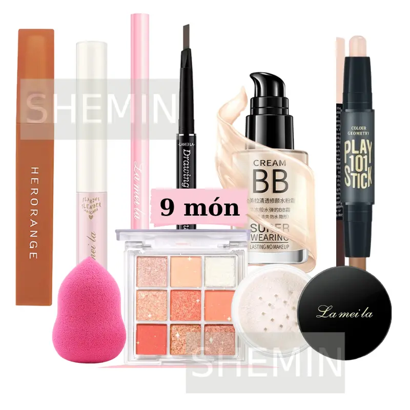 Bộ Trang ĐiểĐầy Đủ Make/ Trang điểđi tiệc/trang điểcá nhân SHEMIN 0