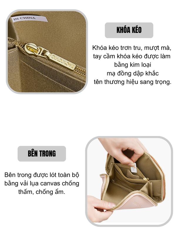 Ví Nữ Mini Cầm Tay Đựng Tiền Đựng Thẻ Tiện Lợi Cực Đẹp TM31 6