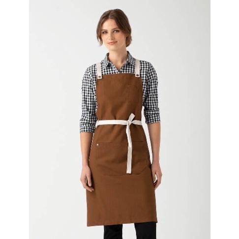 Apron Barista Celemek Barista Restyle Drill Celemek Custom Barista Original Handmade Unisex Tali Tali 3