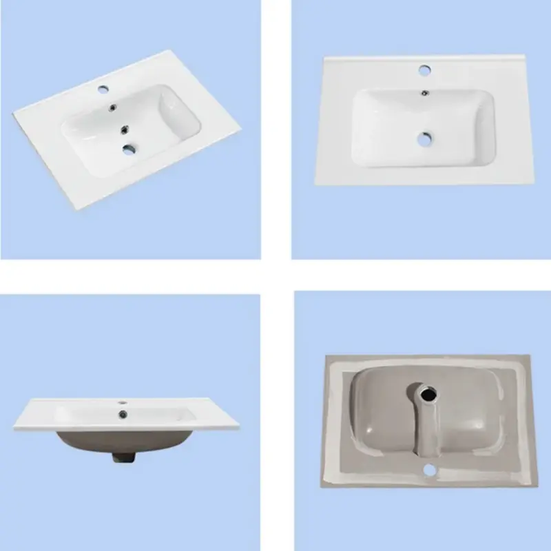 L.Hệ Freeship Mặt lavabo sứ Yamato nhiều kích thước men sứ Aqua phủ Ceramic kháng khuẩn - Bảo hành 10 năm 5