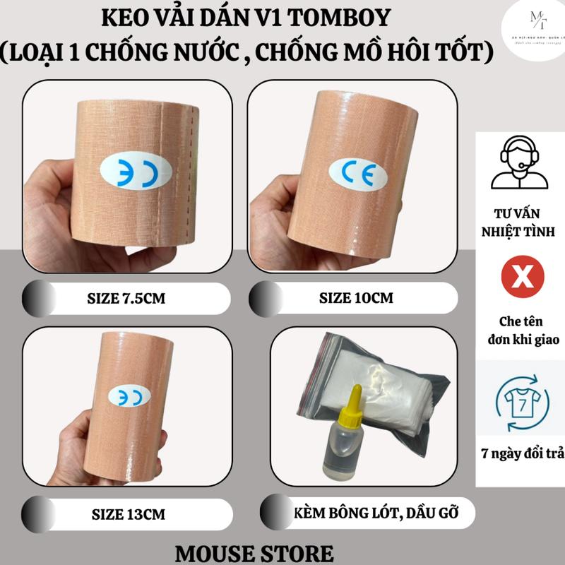 Keo vải dán ngực tomboy [chống nước và mồ hôi tốt dùng đi bơi, mặc sơ mi]  [Mua 2 TẶNG 2 QUẦN LÓT ] { MUA 3 TẶNG 1 BOXER] Bra Kem Cao Su keo  dán áo  tạo Voi