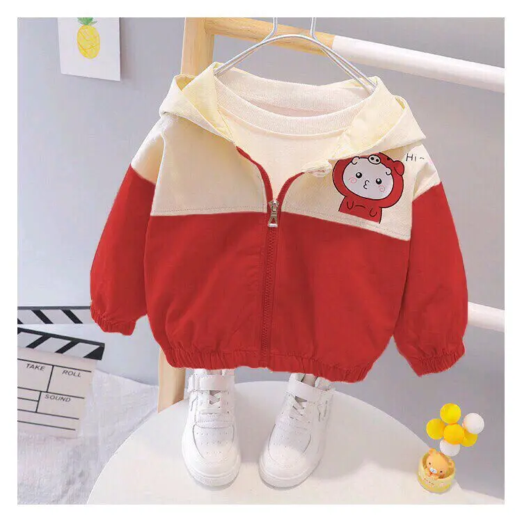Áo khoác gió dày đẹp cho bé trai bé gái (6-14kg)