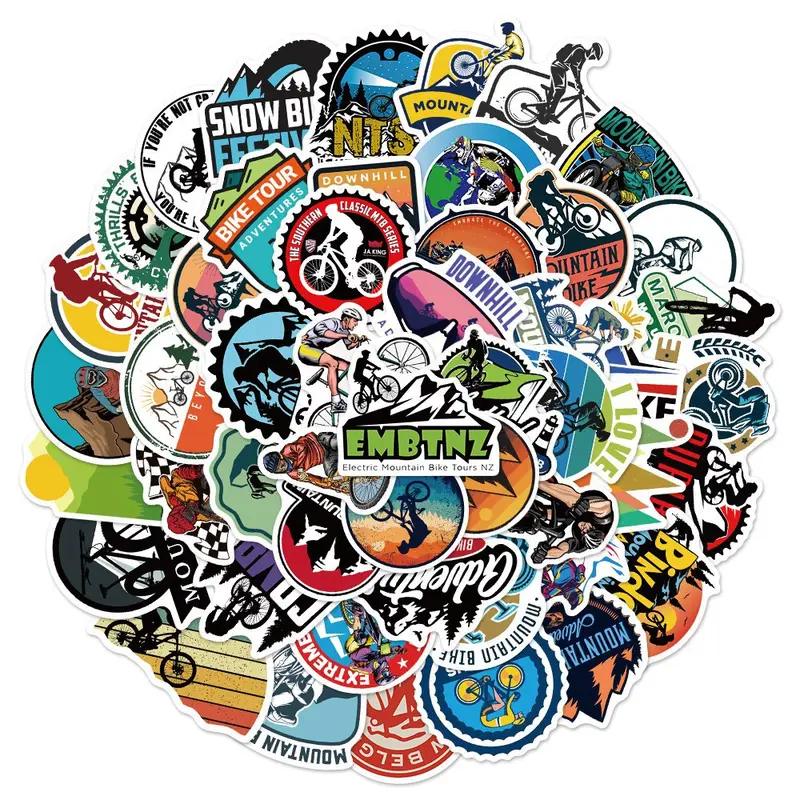 1pcs Waterproof Bicycle Stickers MTB Bike Sticker Water Bottle - TikTok ...