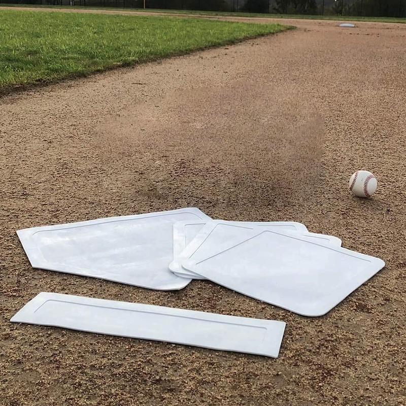 Product Introduction of 5Pcs/Set Outdoor Sports Waterproof Baseball Softball Base Set Wear-resistant Practice Team Rubber Field Bases Durable Baseball Field Supplies Baseball Equipment 28
