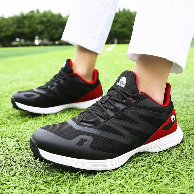 Product Introduction of New Men's Golf Shoes Lightweight Breathable Wear-resistant Low-top Waterproof Casual Sports Shoes Non-slip Removable Spikes XZ25053 14