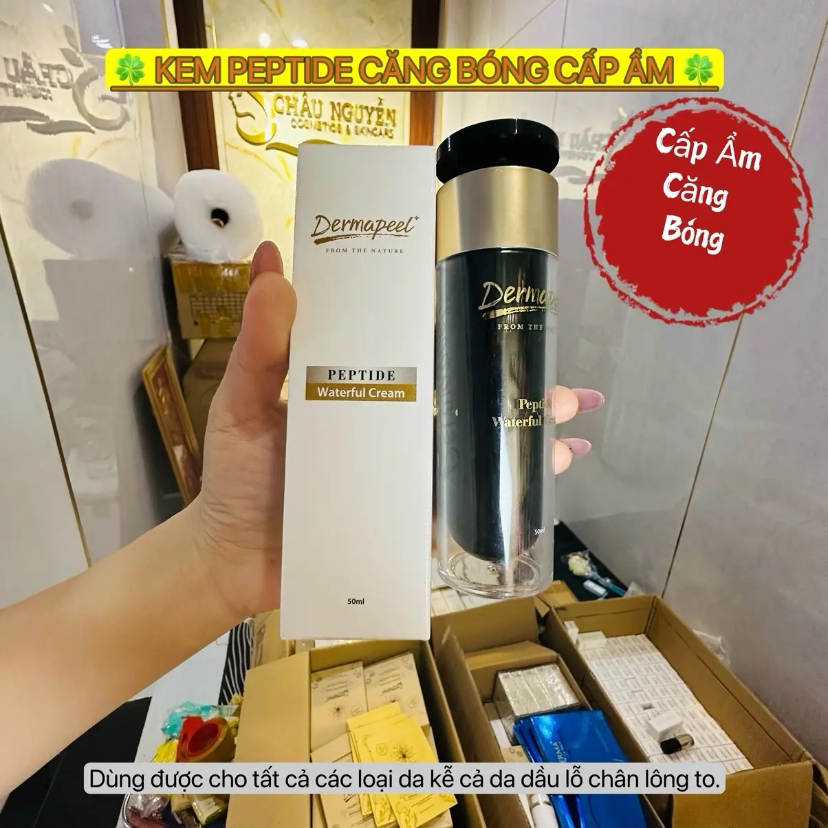 Kem peptide Dermapeel Cấp nước Da khô Da nhạy cảm Tất cả các loại da Kiểm soát dầu Không chứa cồn Không mùi Tất cả các loại da Skincare