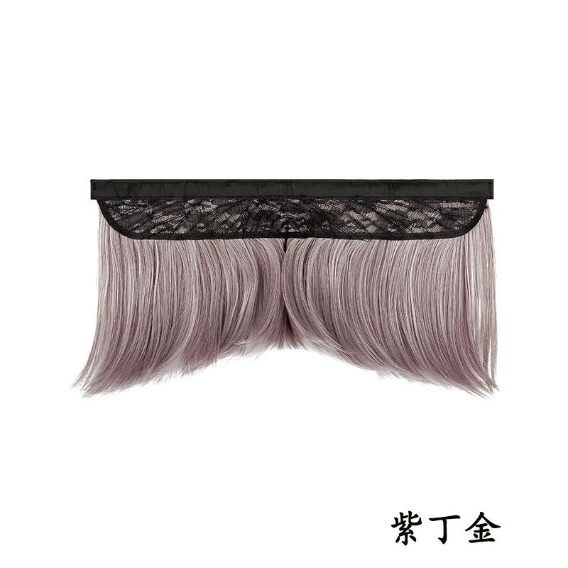 Detachable Wig Cap Bobhaircut Hook And Loop Wig Set New Style Bobo Head Hat Wig 2