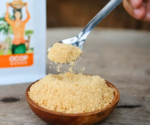 Đường hoa dừa hữu cơ sokfarm - Đường không tinh luyện, chậm hấp thu, GI thấp, thơm hương dừa 1