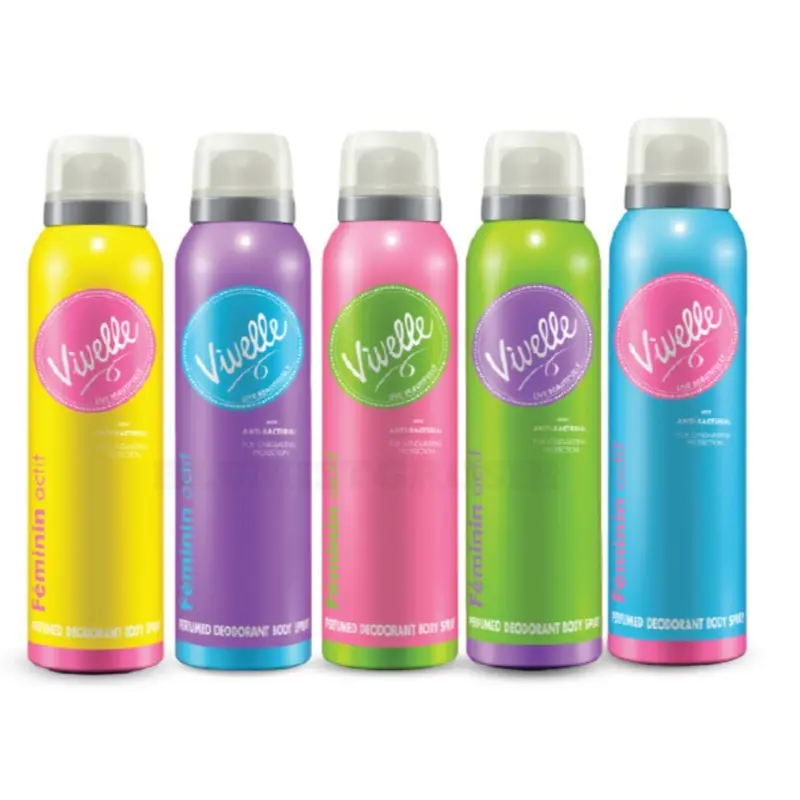 Vivelle Body Spray Deodorant Perfumed With Anti Bacterial 150 ml 0