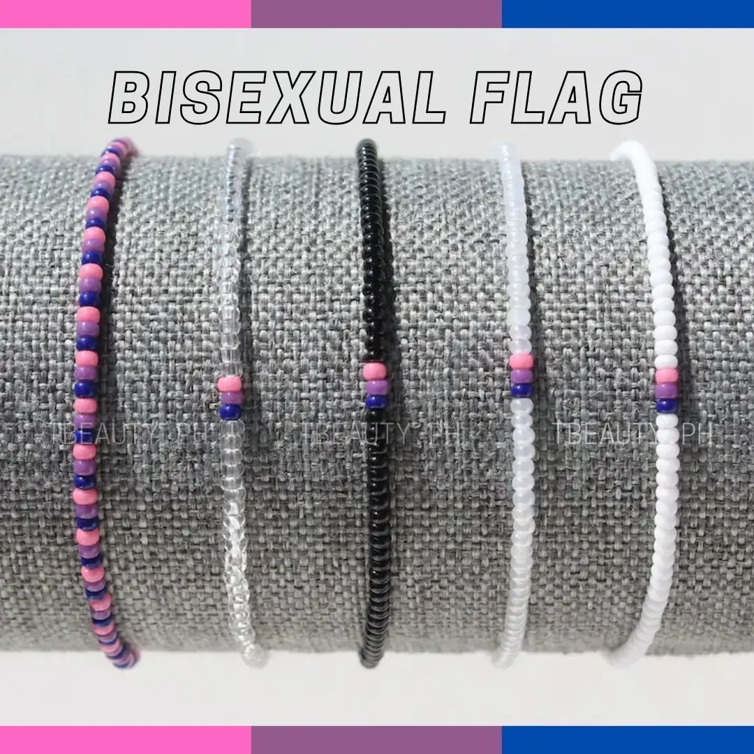 Bisexual Flag Bracelet | Pride Month Collection | LGBTQ Bracelets for Pride Day | Handmade Beaded Bracelets
