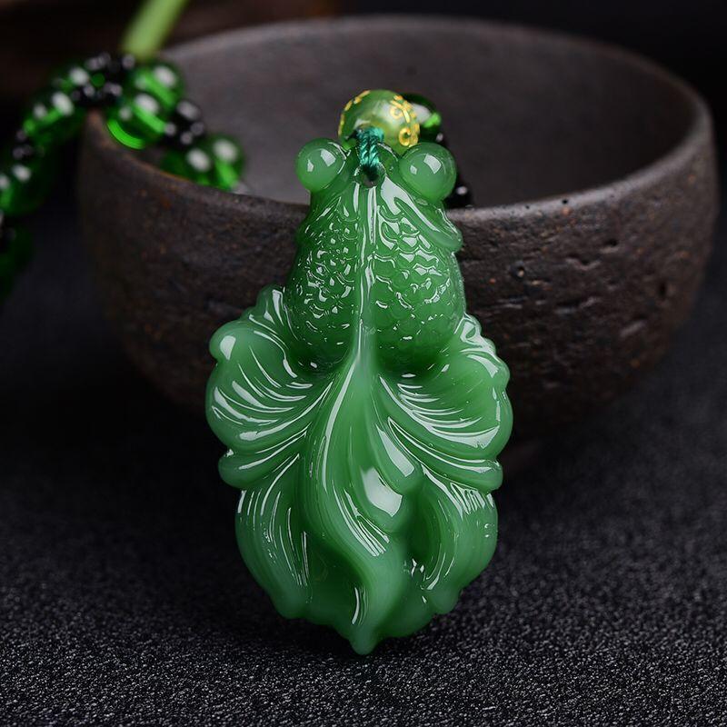 Vòng Cổ Phật Quan Âm, Ngọc Bích Giả Màu Xanh Lá Cây, Cầm Tay Và Phật Di Lặc, Dây Chuyền Áo Len Tỳ Hưu, Mặt Dây Chuyền Khóa Hòa Bình, Đồ Trang Trí Treo Thần Tài, Bán Buôn, Nhà Máy Sản Xuất 3
