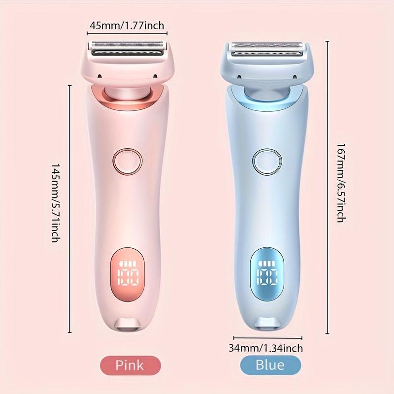 Electric Women's Shaver, 1 Count USB Rechargeable Washable Hair Removal Tool with Accessories, Wet and Dry Use Hair Removal Machine for Full Body Hair Removal 1