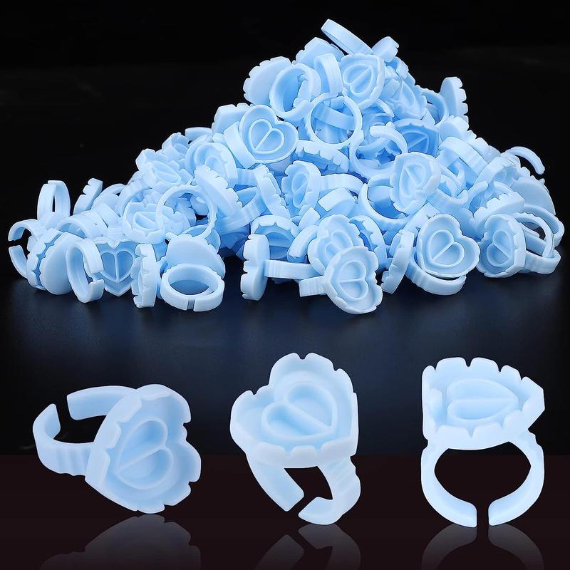 Product Introduction of 100pcs Eyelash Glue Ring Cup, Lash Glue Holder Cup, Separate Design Eyelash Glue Cup 17