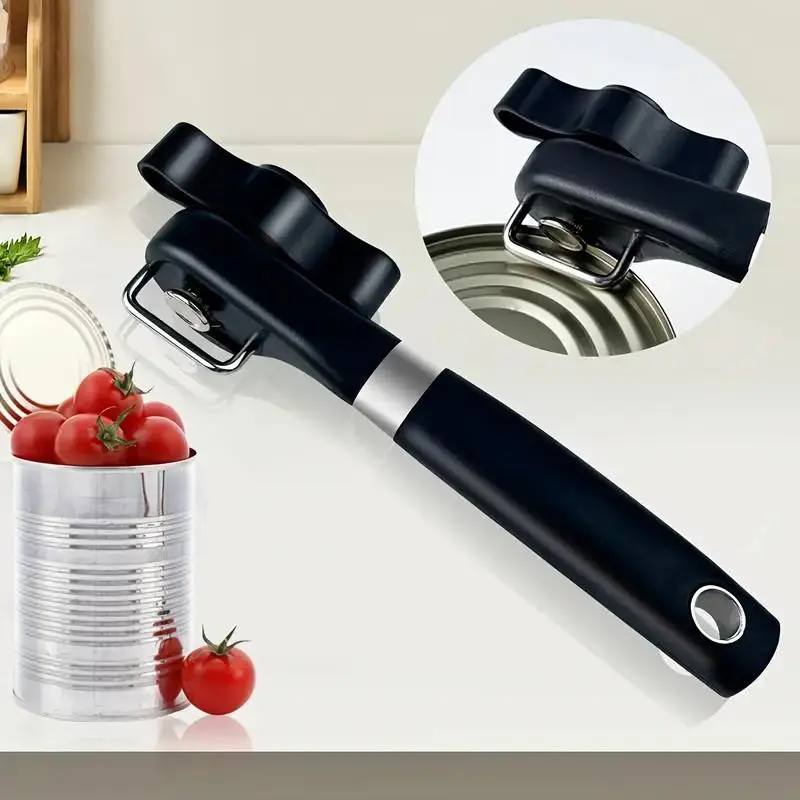 Manual Can Opener, 1 Count Portable Labor-saving Can Opener, Multifunctional Can Opener for Home Kitchen Dormitory Picnic 5