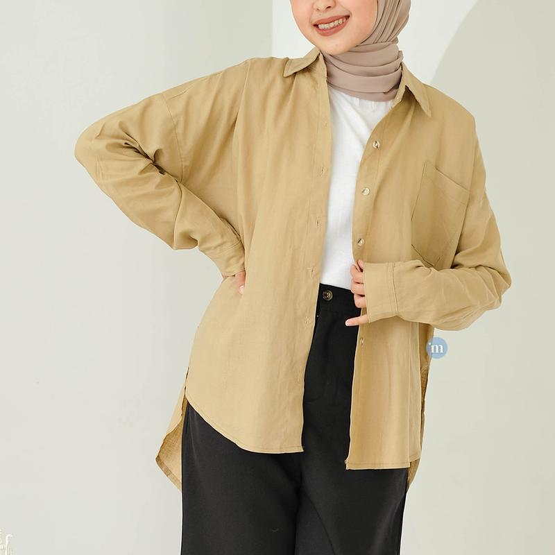FUJI Linen Shirt | Kemeja Linen MARU 7