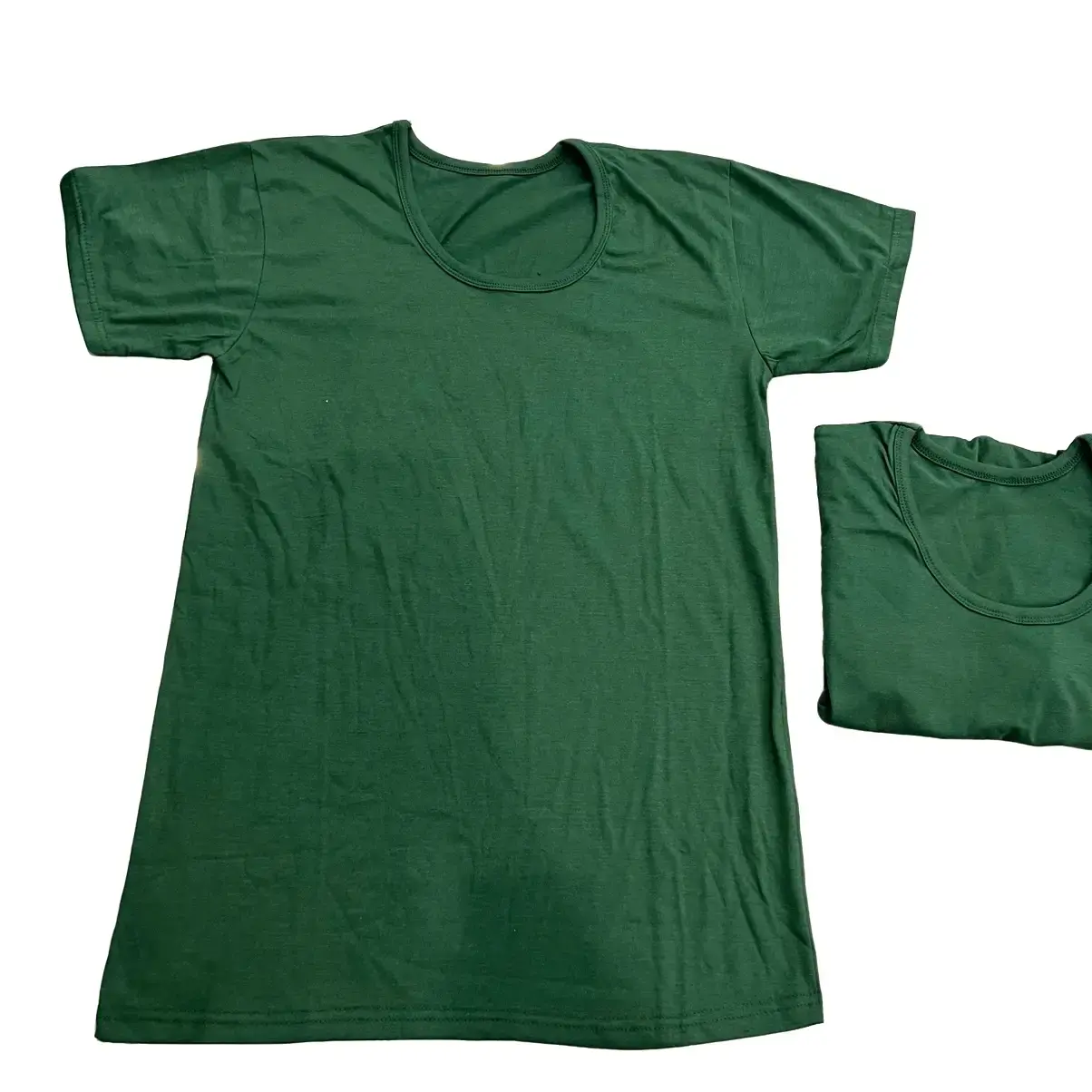 Combo 3 áo lót xanh lá - Áo cotton thấm hút mồ hôi  áo thun Nam Menswear Cổ Tròn