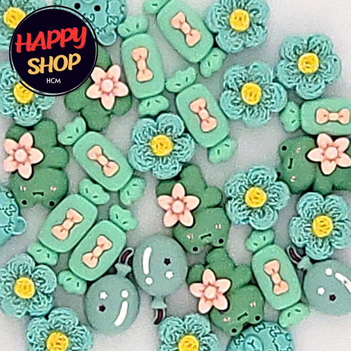 (Hàng tặng) Sticker , charm gắn dép mẫu ngẫu nhiên- HAPPY SHOP-HCM - Hàng chính hãng 5