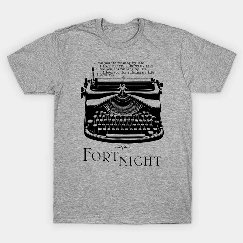 Kaos T shirt musik pop taylor swift fortnight typewriter the tortured poets department 2