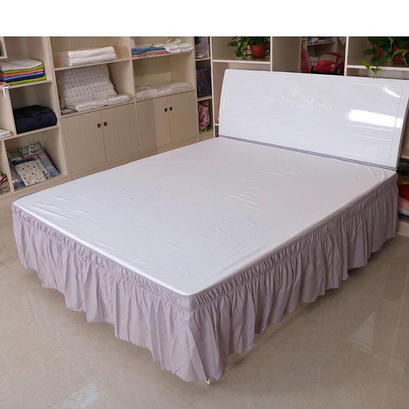 Product Introduction of Home Bedding Bed Skirt Elastic Bedsheet Bed Skirt Bed Cover Without Surface Couvre Lit Hotel Bedding Protector 22