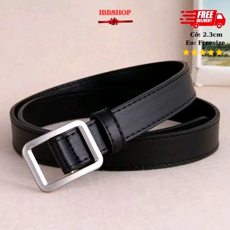 Thắt lưng Da khóa điều chỉnh theo eo B43 Cao Cấp Hàn Quốc