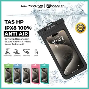 waterproof bag hp EVOGRIP WB10 kantong pelindung hp anti air casing handphone tas plastik holder motor