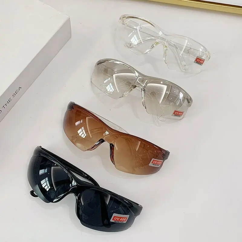 2025 new protective glasses impact dust sand goggles riding goggles wind labor protection sunglasses