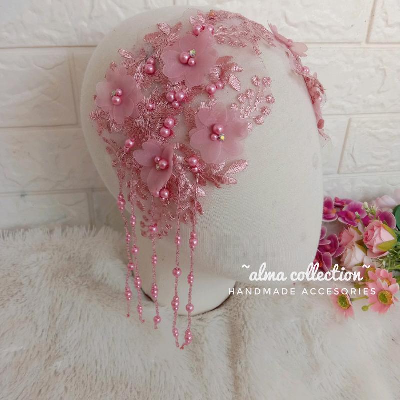 Headpiece simple juntai by alma collection 6