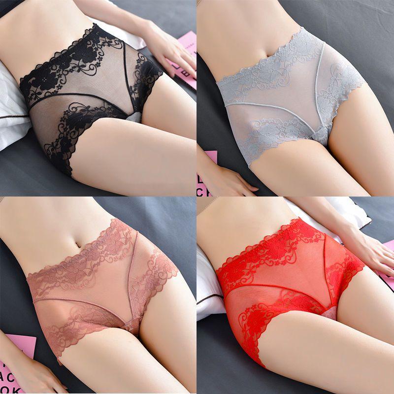 Đồ Lót Ren, Cạp Cao, Dành Cho Nữ, Lưới Gợi Cảm, Kiểm Soát Bụng, độn Hông, Cỡ Lớn, Bó Eo, Thoáng Khí, Kháng Khuẩn, Quần Lót Đáy Quần Bông 7